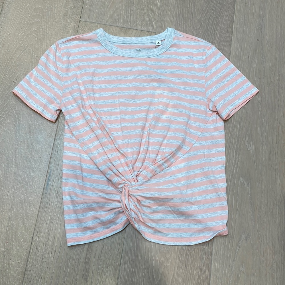 ag jeans Striped twist front T-shirt brand new